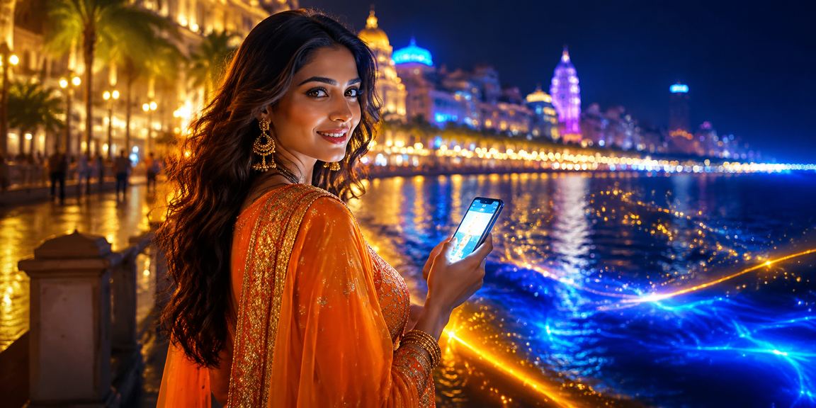 Player depositing funds on mobile at Bangalore market